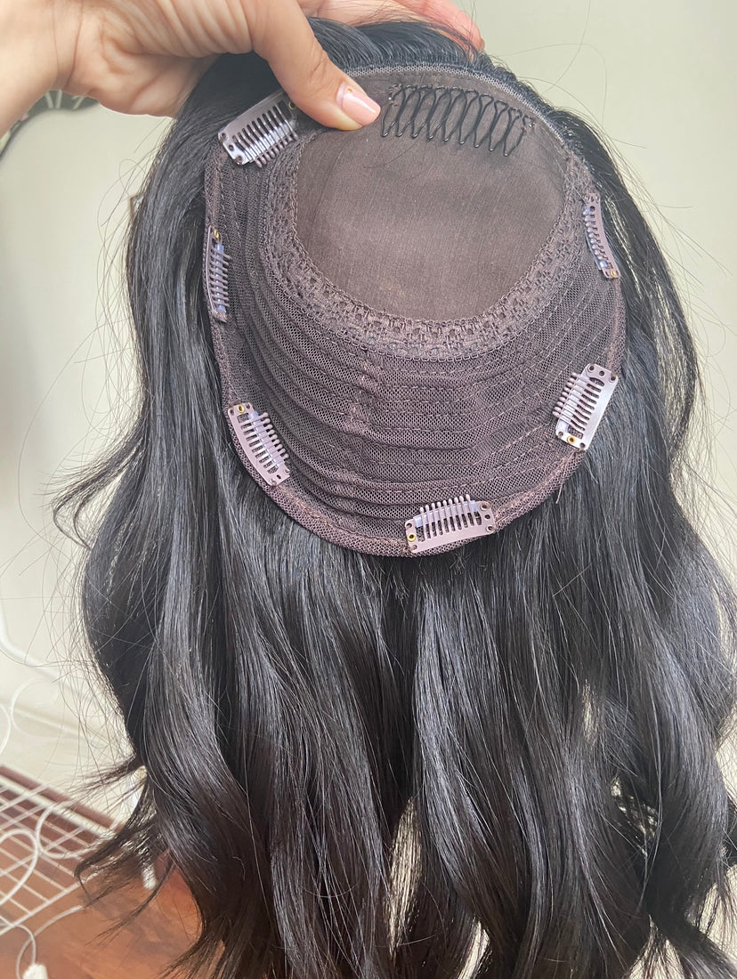 NEGRO SUAVE / 16" / 8x8 / Seda