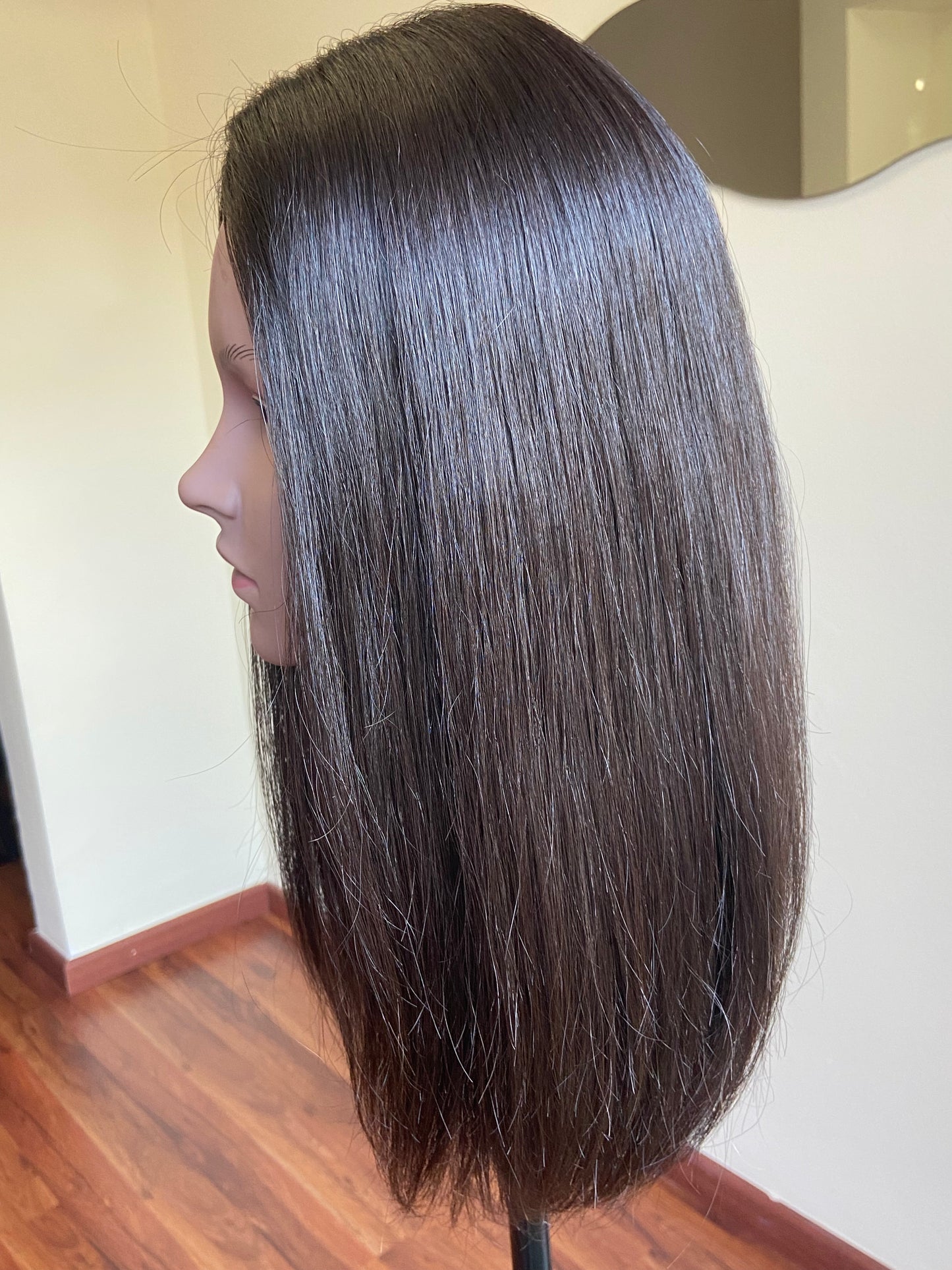 NEGRO SUAVE / 18" / 9x9 / Seda