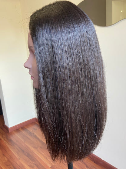 NEGRO SUAVE / 18" / 9x9 / Seda