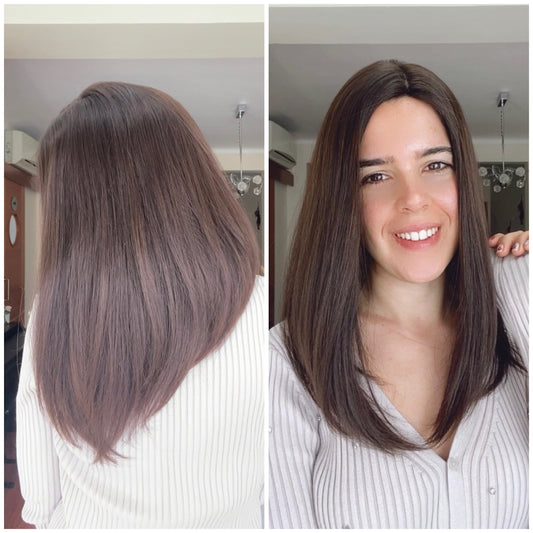 CASTAÑO OSCURO / 17-18" / Seda