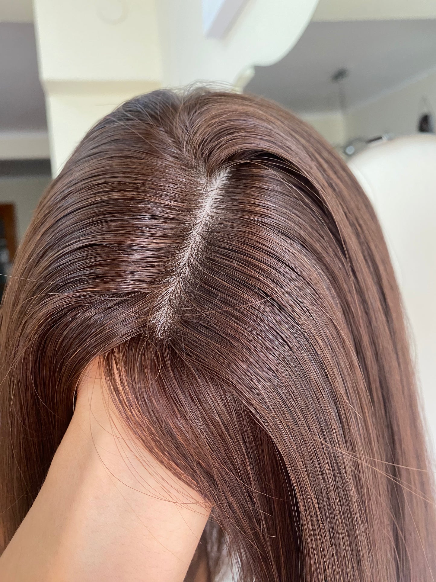 LIGHT WARM BRUNETTE / 16" / 8x8 / Silk Top